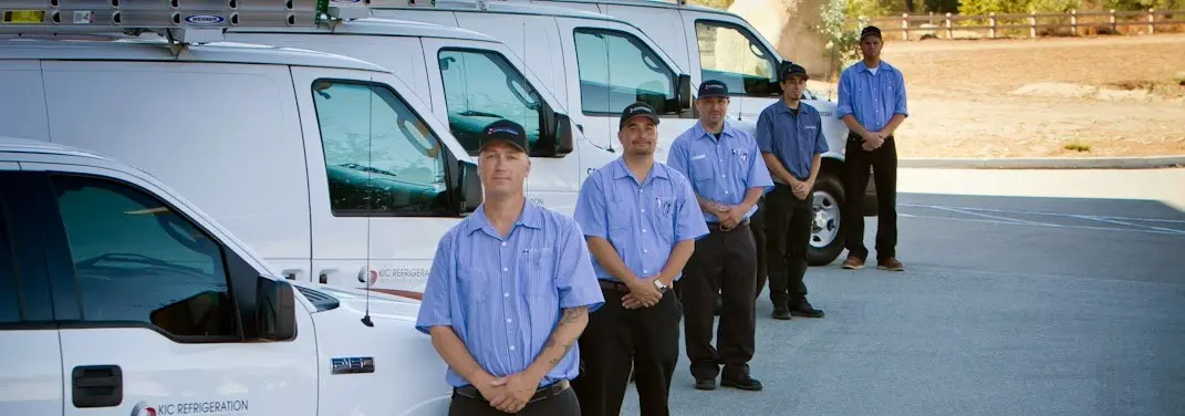 KIC Refrigeration crew ready for Mini Split Repair jobs across Iowa Park